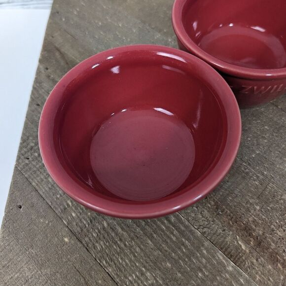 zwilling Red ramekin prep bowls set of 2 - Picture 3 of 7